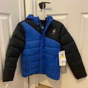 Boys Spyder Winter Jacket - Boys Puffer Jacket Size M